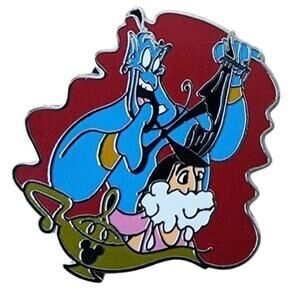 2015 Hidden Mickey Pin Aladdin Genie Shaving WDW Disney Enamel Pin